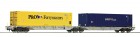 76640 Roco Articulated intermodal car of AAE with containers